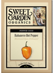 Habanero Pepper - Heirloom Seeds