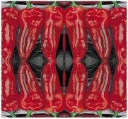 20 RED BULL'S HORN COW HORN Pepper seeds ~TORO ROSSO 8 to 10 fruit Pizza Pasta