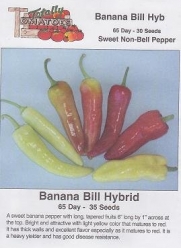 Banana Bill Sweet Banana Pepper - 30 Seeds