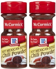 McCormick Chili Powder, Hot Mexican, 2.5 oz, 2 pk