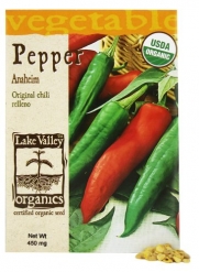 Lake Valley Seed - Organic Pepper Anaheim Seeds - 450 mg.