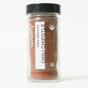 Spicely Organic Chili Chipotle Ground - Glass Jar