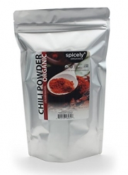 Spicely Organic Seasoning Spice Blend Chili Powder Salt Free - 1 LB Bulk / Wholesale
