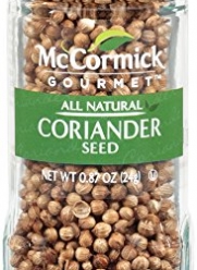 McCormick Gourmet Collection, Coriander Seed, 0.87-Ounce Unit (Packaging  May Vary)