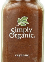 Simply Organic Cayenne Pepper Certified Organic, 2.89 Ounce Container (Pack of 6)