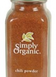 Simply Organic Chili Powder Certified Organic, 2.89-Ounce Containers  (Pack of 3)