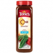 Tone's Chili Powder - 20 oz. shaker - CASE PACK OF 4