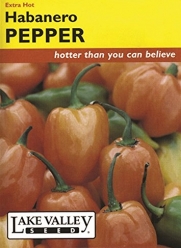 Habanero Pepper Seeds - 300 mg - Extra Hot